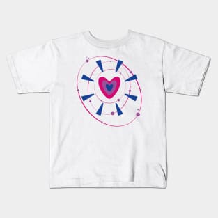 Orbit my heart - Bisexual Kids T-Shirt